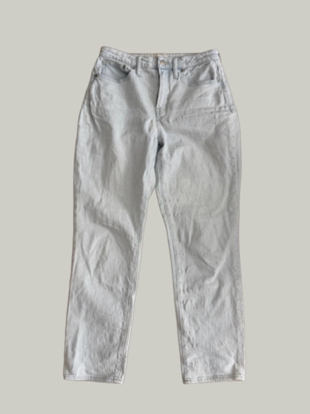 EUC Madewell Curvy Perfect Light Wash Jeans